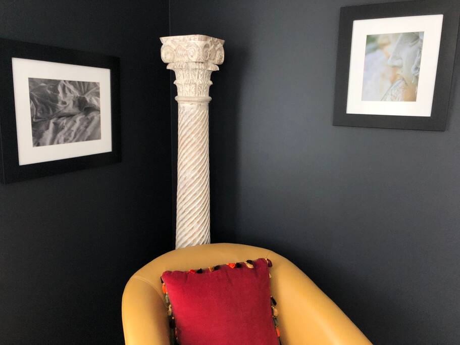 chair in the bedroom