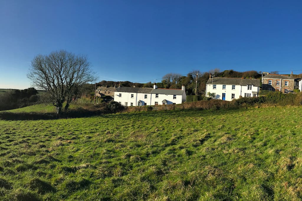 Sunnyside overlooks the field in Treknow.