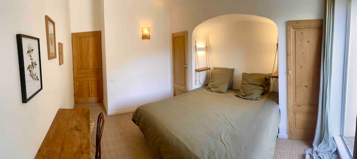 Chambre double rez-de-chaussée