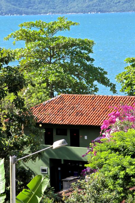 Vista de trás da casa