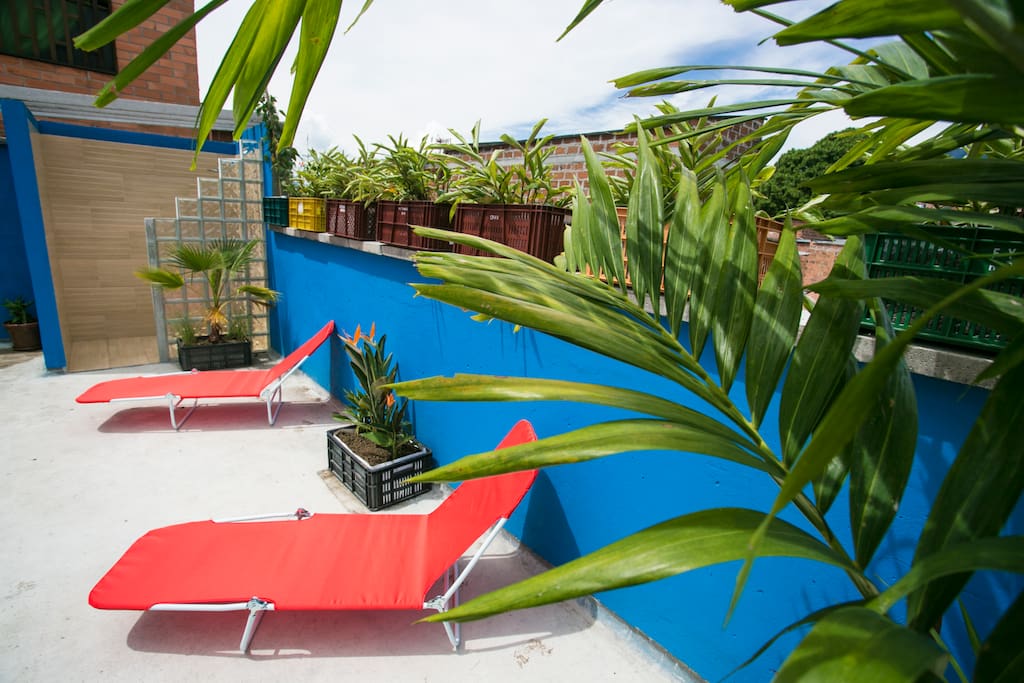 Sunbathing terrace