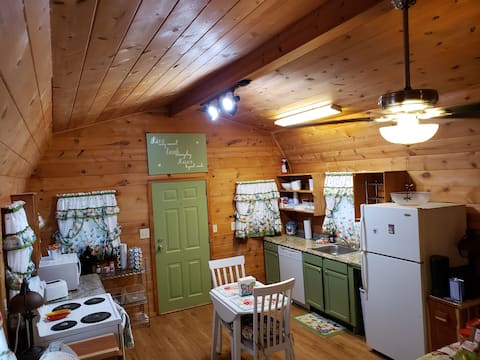 Kat's Cabin, quiet,cozy and outdoorsey