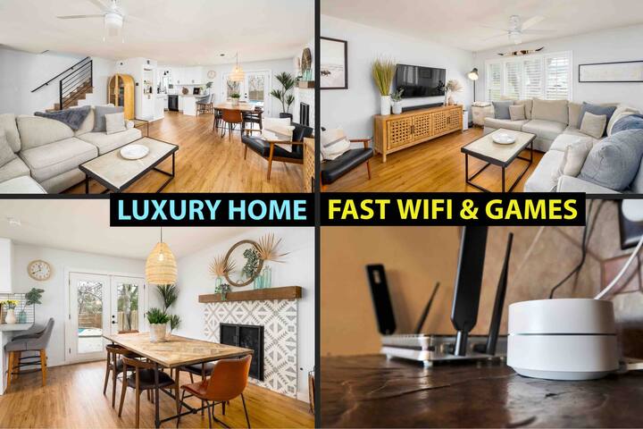 10 Min to Downtown | Luxury Home w Pool Outdoor TV gallery image 2