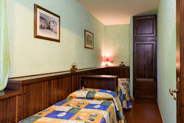 有两张单人床的房间