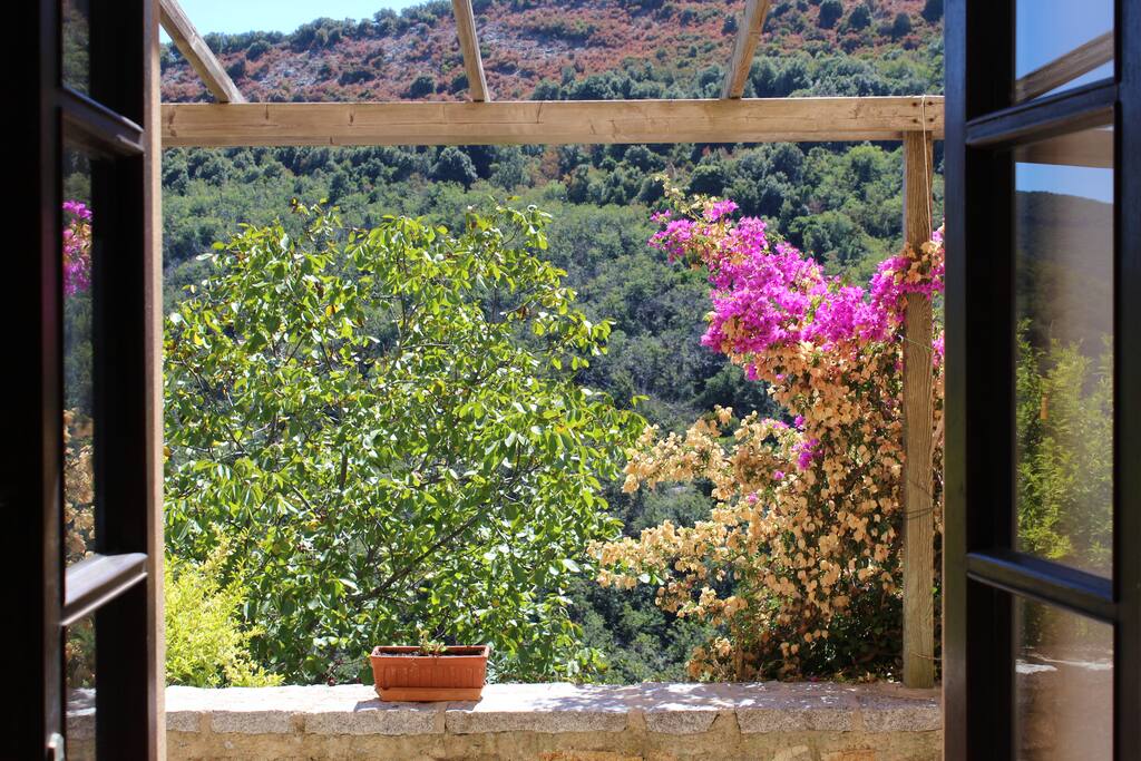 vista giardino da uno degli ingressi