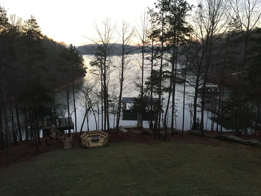 Lake View - From Back Decks at Dusk