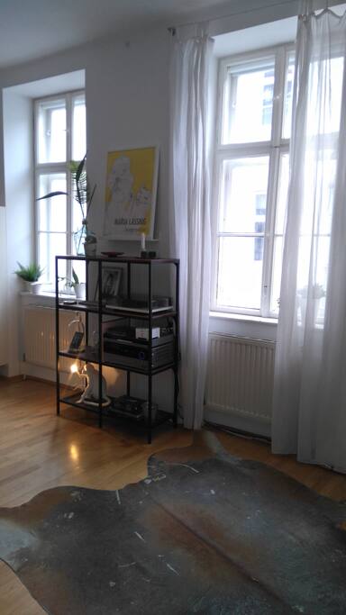 Characteristic old fashioned large windows, style and features to make your stay comfortable