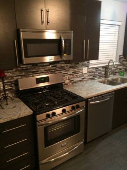 Granite and stainless steal appliances, nothing is too good for our guests