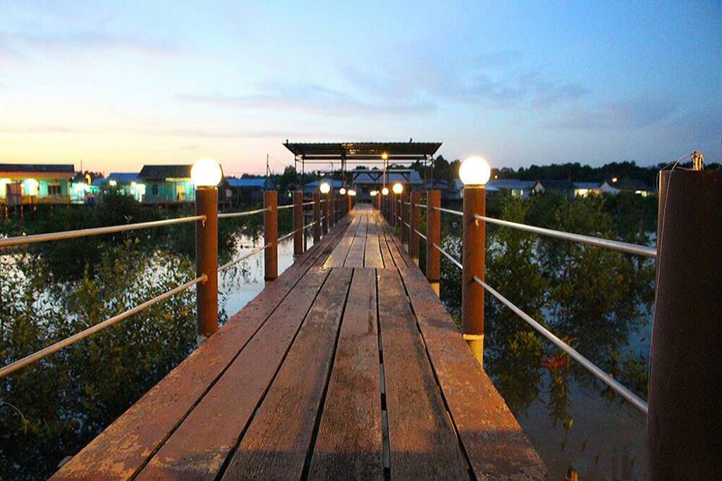Path to our homestay