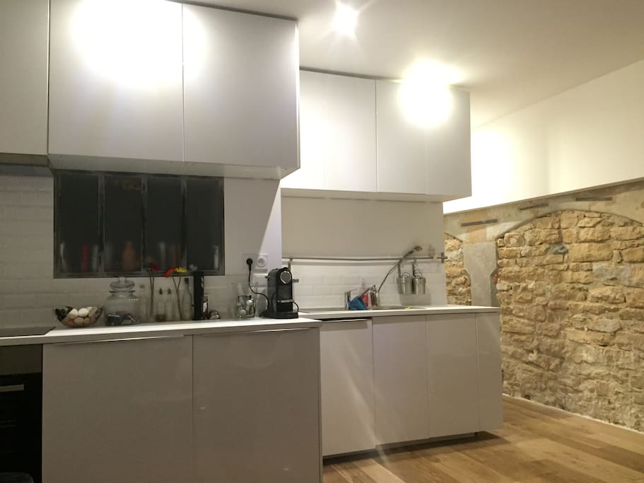 cuisine ouverte sur salon