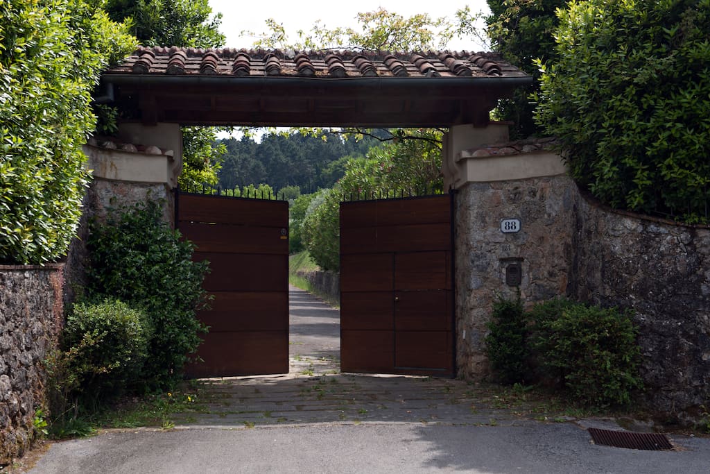 Private entrance to the Villa