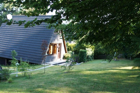 Single-roof vacation home at the edge of the forest