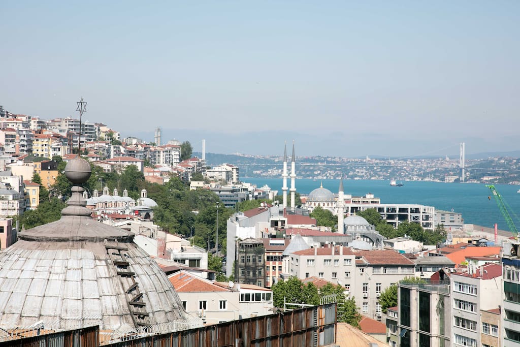 City view from the terrace