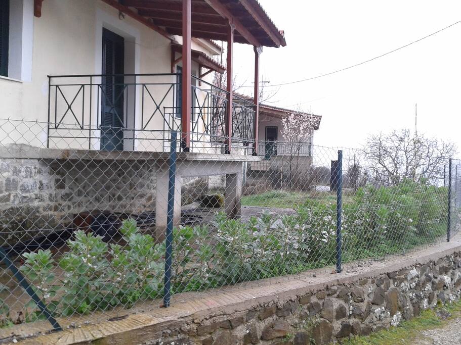 The house and the front balcony (secondary)