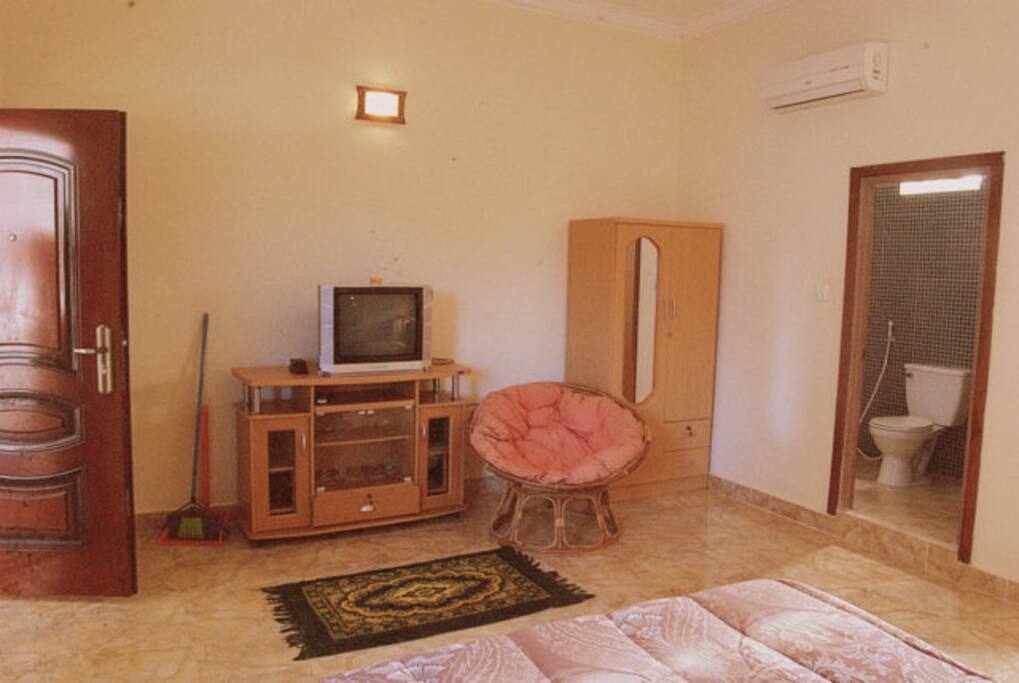 TV and furniture