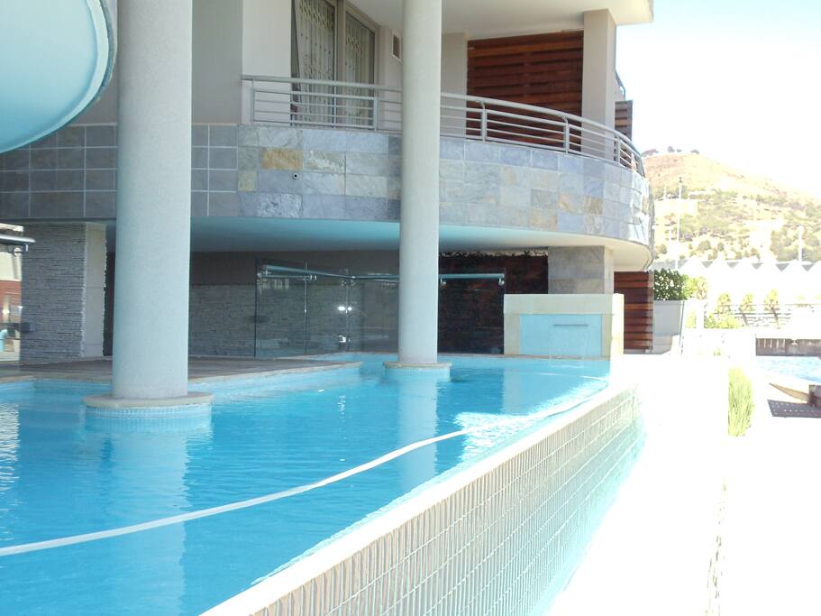 Splash pool for cooling-off on those hot summer days!
