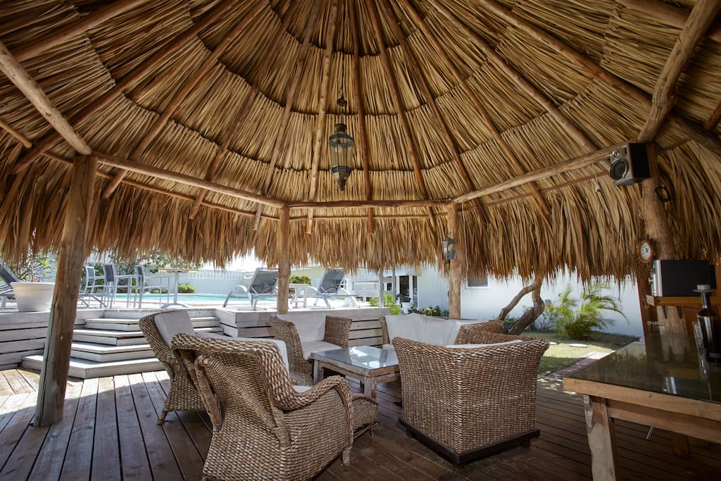 Palapa @ the pool for shade