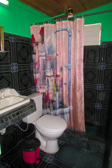 Private bathroom in the first bedroom