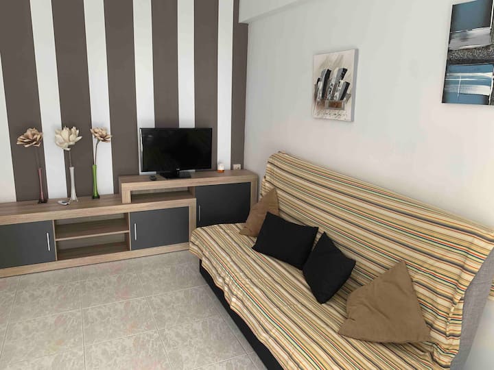 (1ro) Bonito E Iluminado Apartamento A 50m Del Mar - Oliva