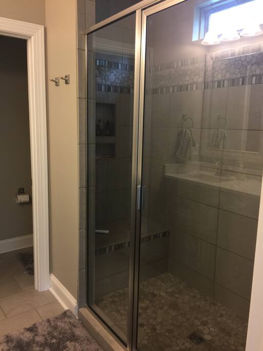 Large stand up shower
