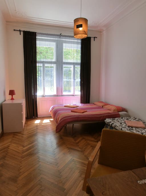 One of the bedrooms