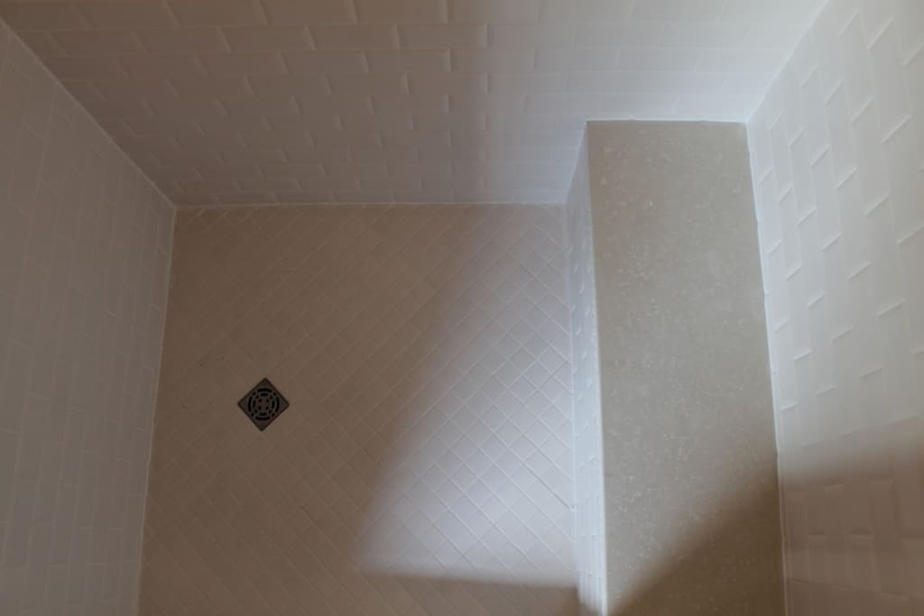 Spacious, newly renovated shower