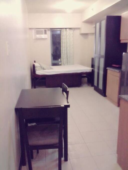 Full view when you come inside the unit