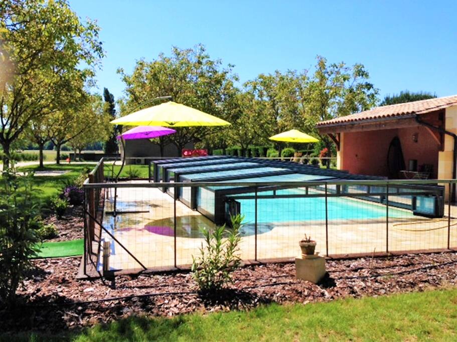 La superbe piscine