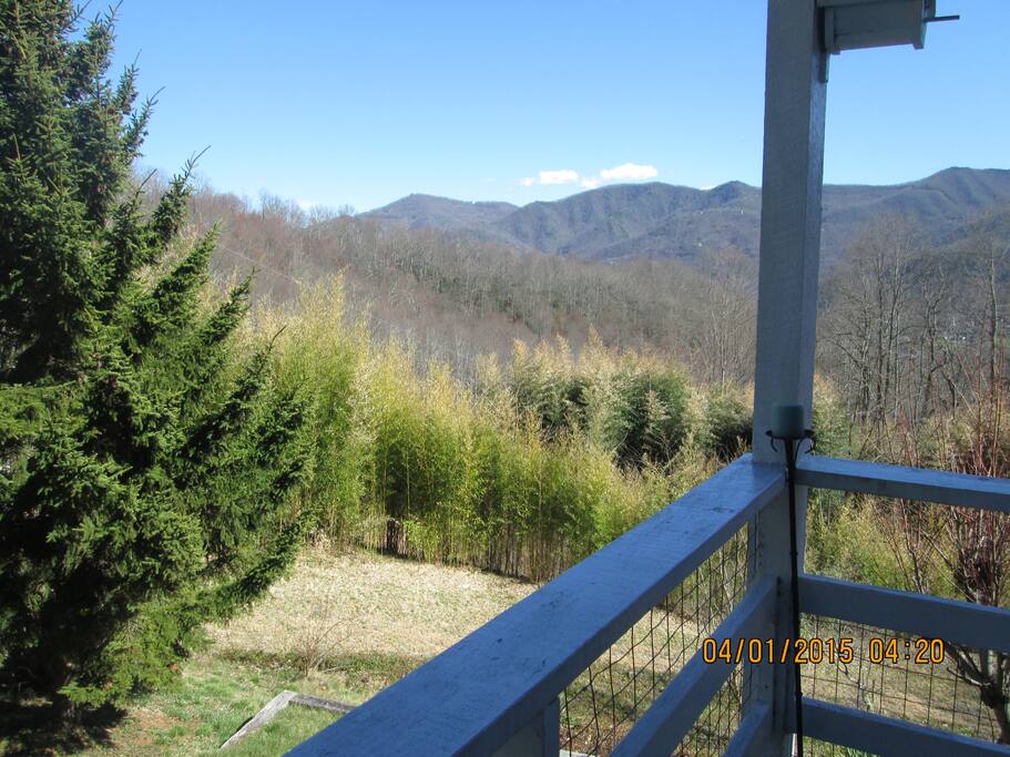 Incredible view from the upper porch