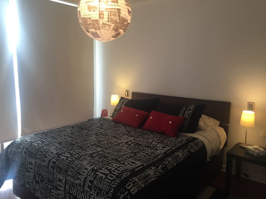 Súper cómoda y acogedora habitación.
