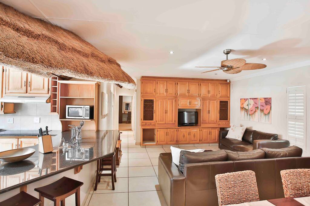Living Area Three Bedroom Unit 1