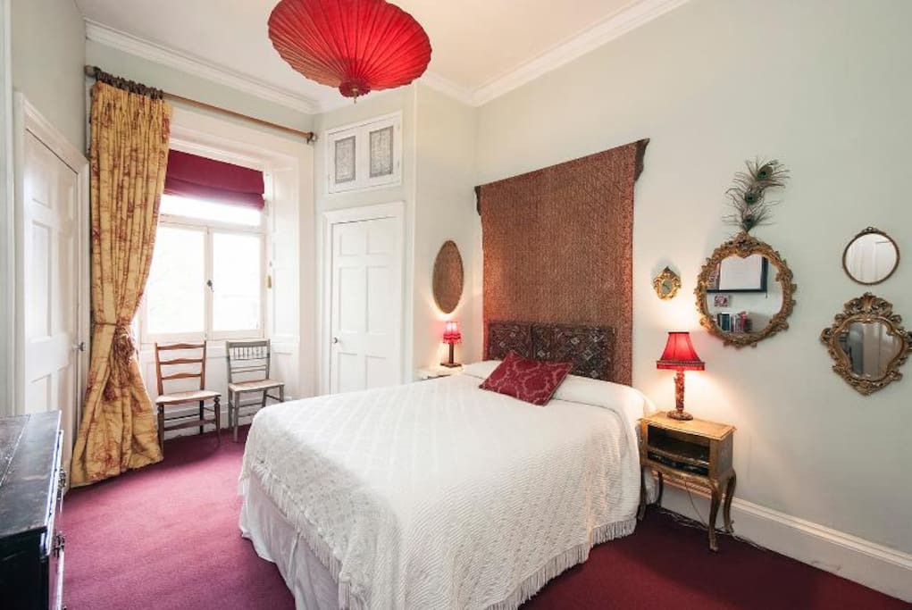 The Red room, has en-suite bathroom.