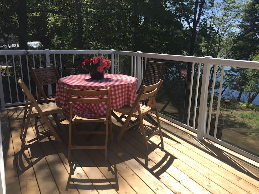 Dinner on the deck