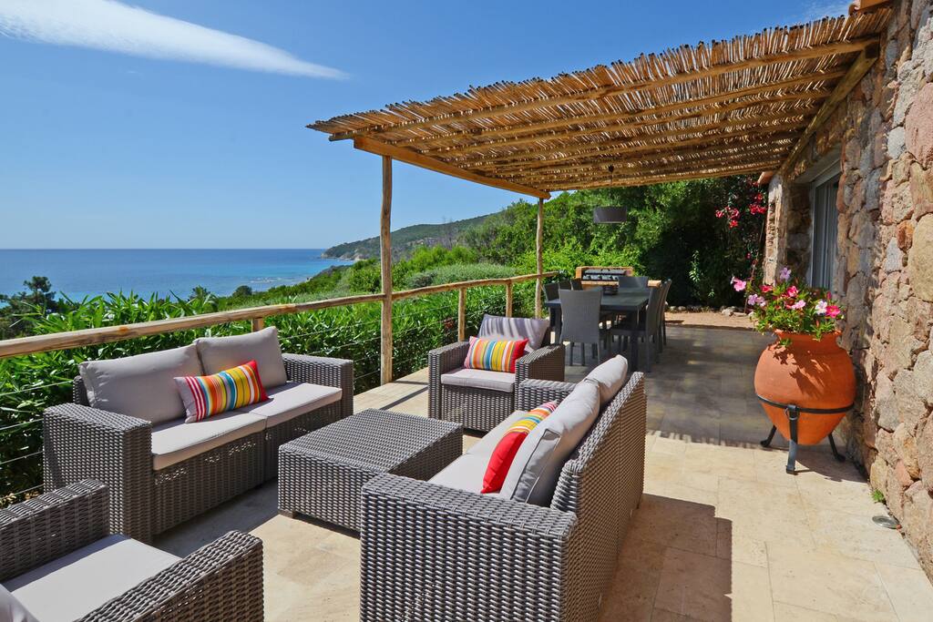 Terrasse vue mer