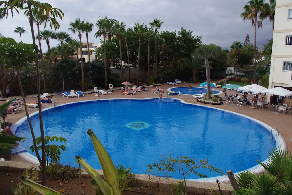 Two pools (a big one and the other one for children)