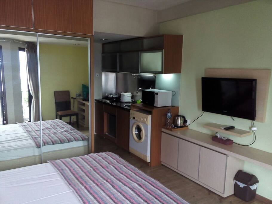 Kitchen, wardrobe and credenza