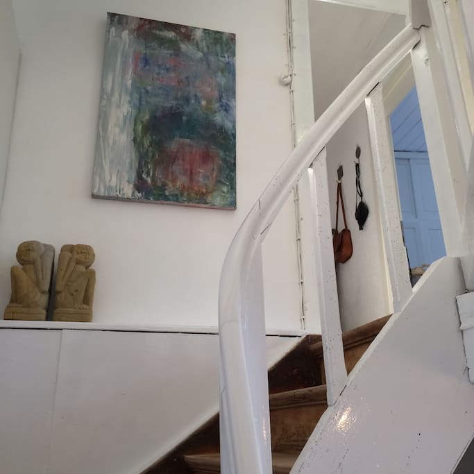 Stairwell to bedrooms