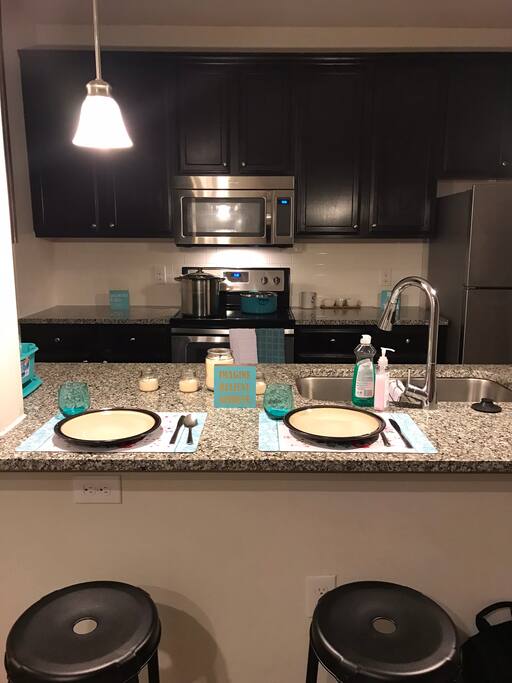 Bar area/kitchen