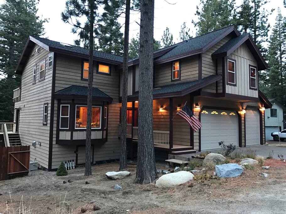View of front side of house