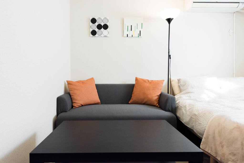 Relax, watch some TV or use your laptop here