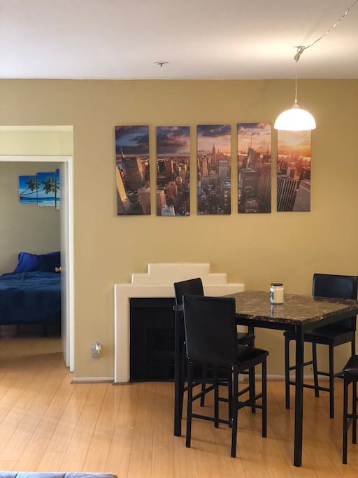 Living room dining-room table