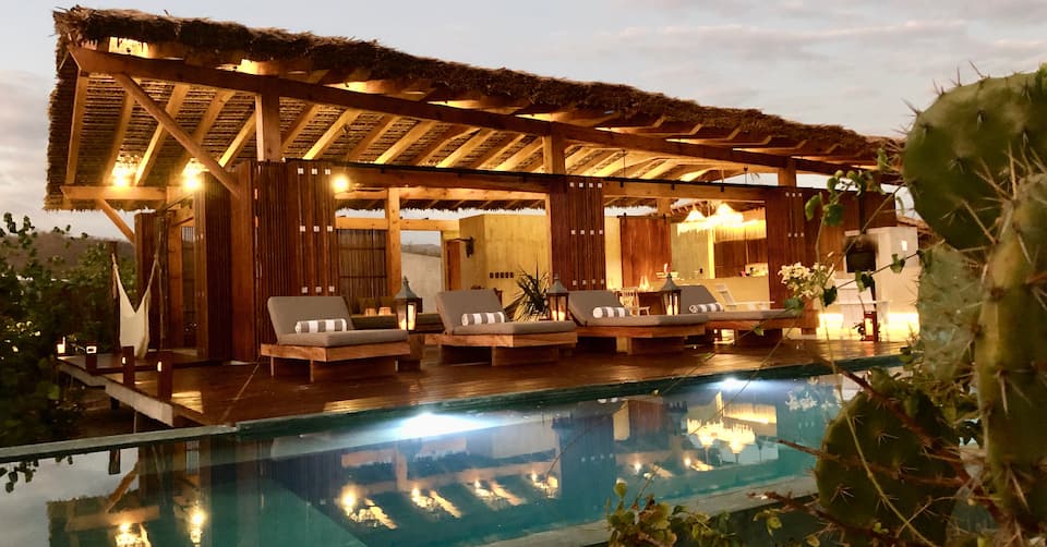 Bacana Casa, a beach compound on the Oaxaca coast, Puerto Escondido, Oaxaca, Mexico, photo 5 of 10