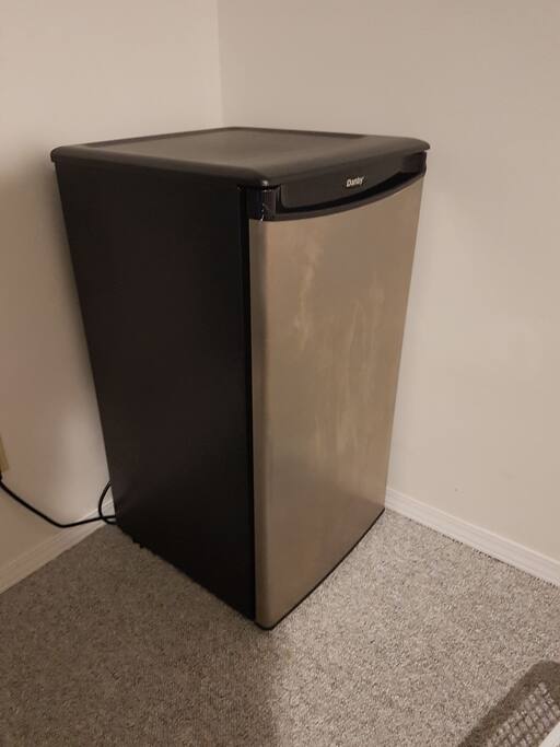 Fridge in the room. Also not shown in photo is a microwave.