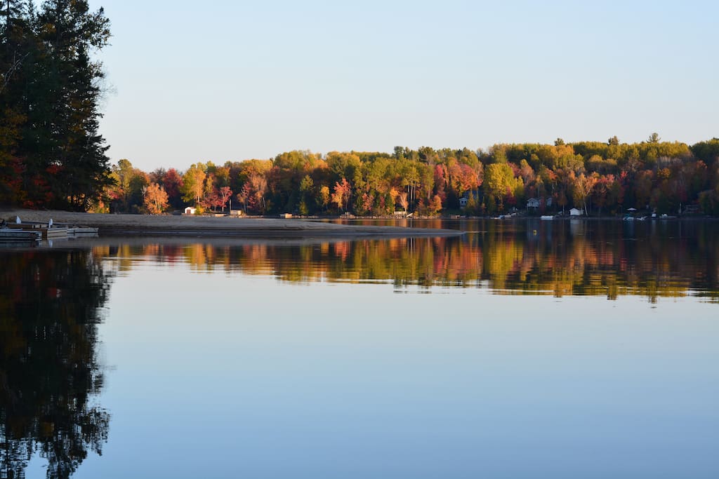 Fall Colours from Dock.