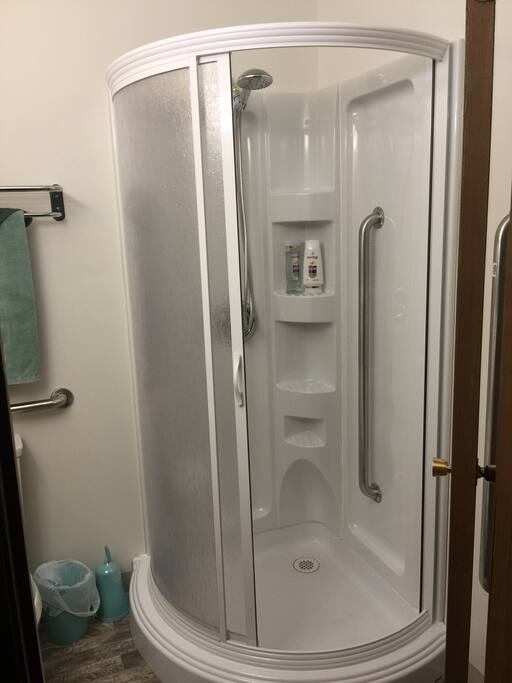 Master shower