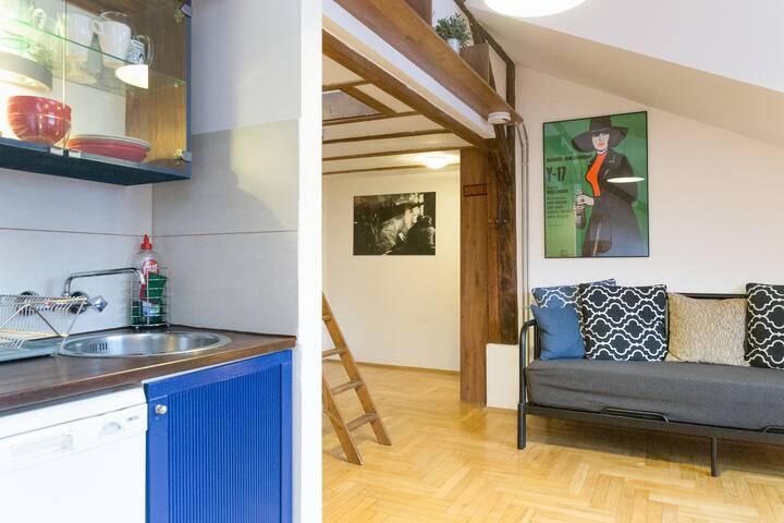 Romantic Studio in Bohemian Quarter