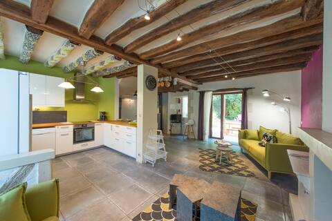 Large cottage (15-20 pers) - Hot tub / small garden