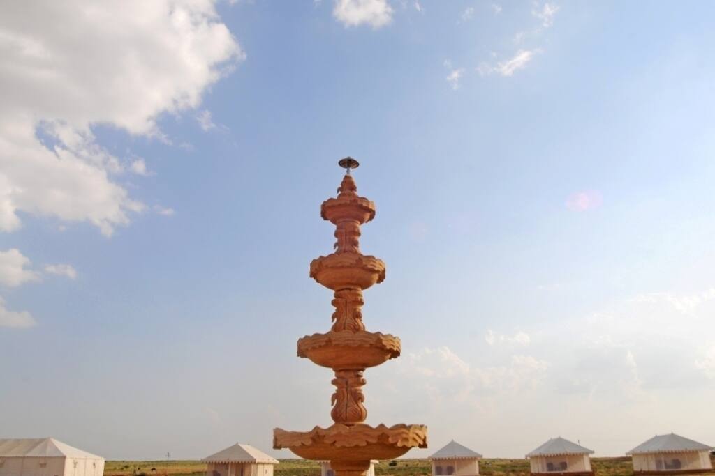 Fountain In Middle Of The Resort