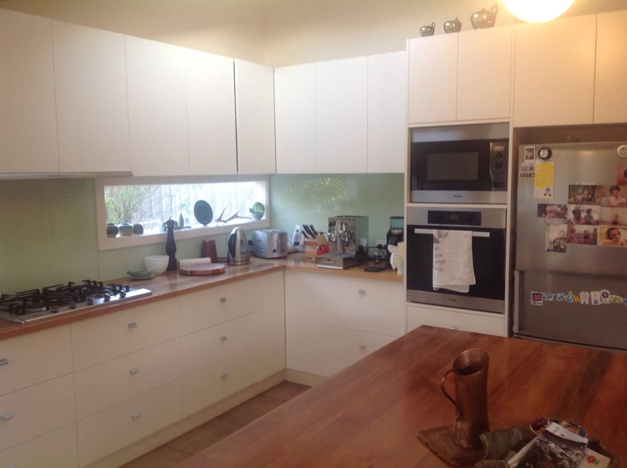 Modern kitchen. Miele appliances.