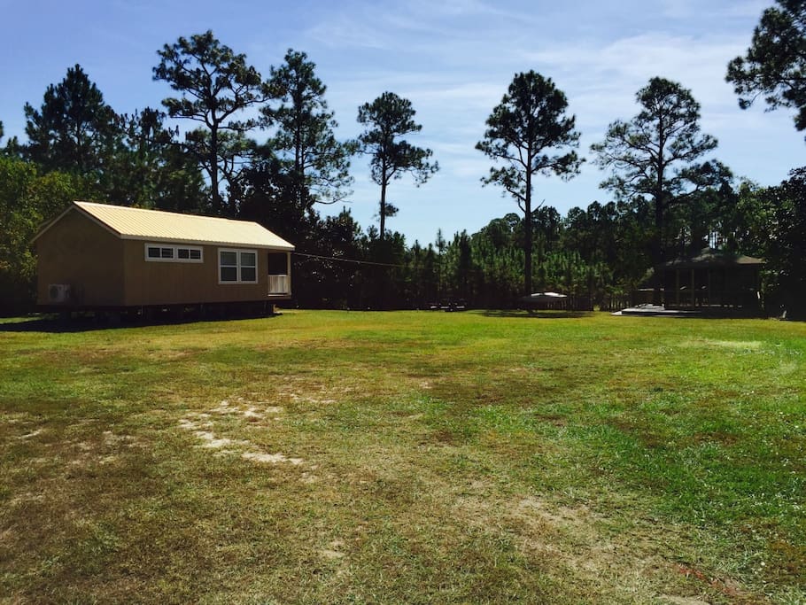 View from the property gate.